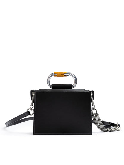 Black Leather Crossbody Bag