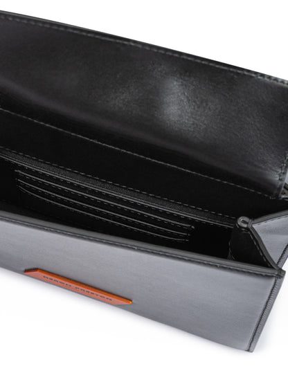 Black Leather Crossbody Bag