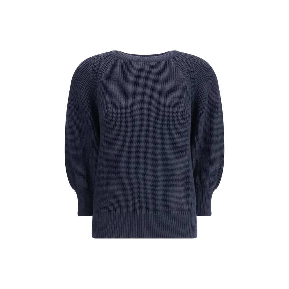 Blue Merino Wool Sweater