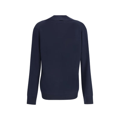 Blue Wool Sweatshirt