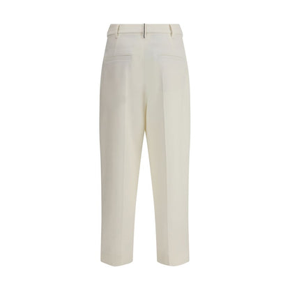 White Cotton Chino Pants
