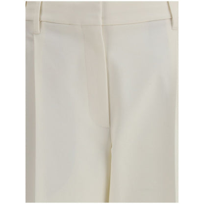 White Cotton Chino Pants