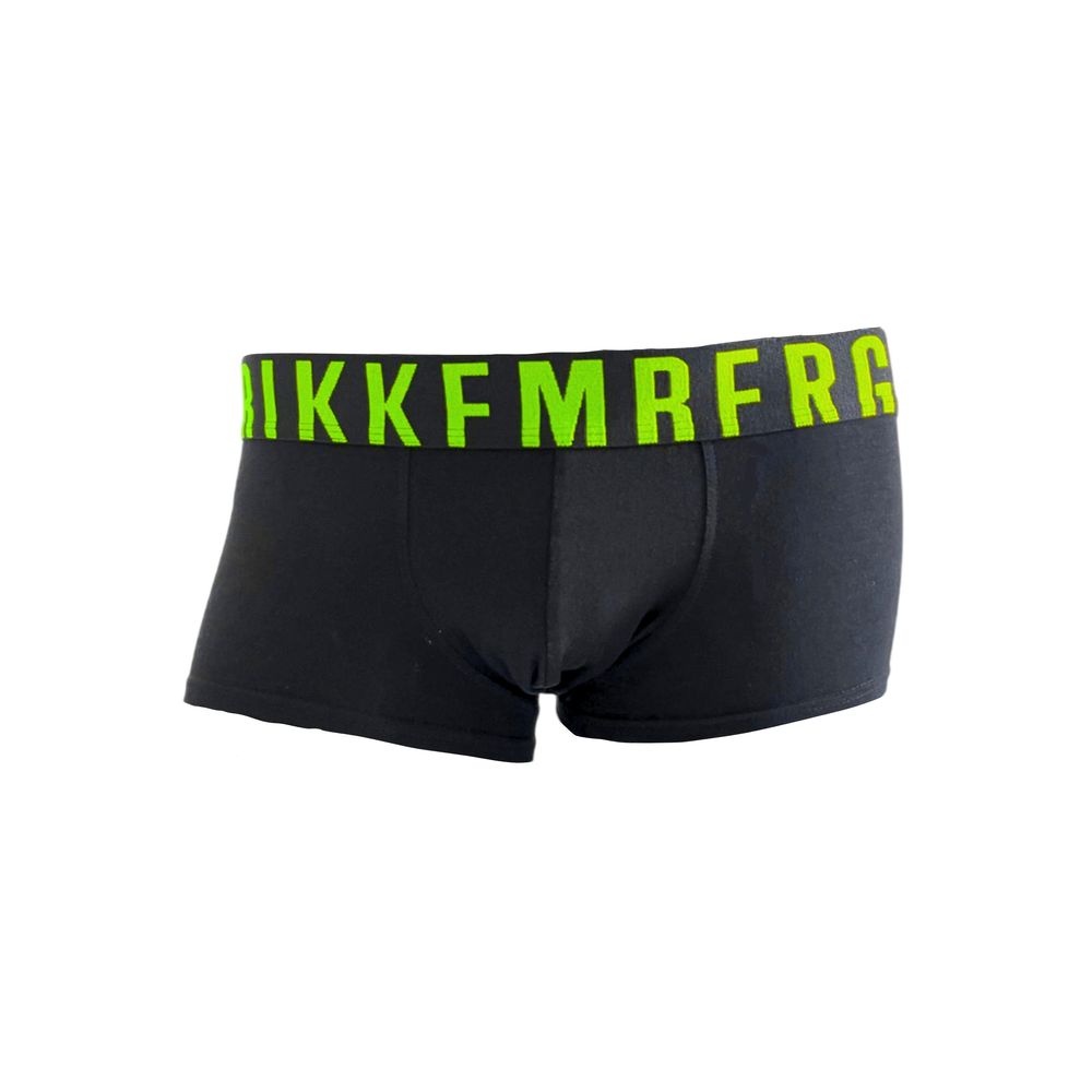 Black Cotton Men's Boxer