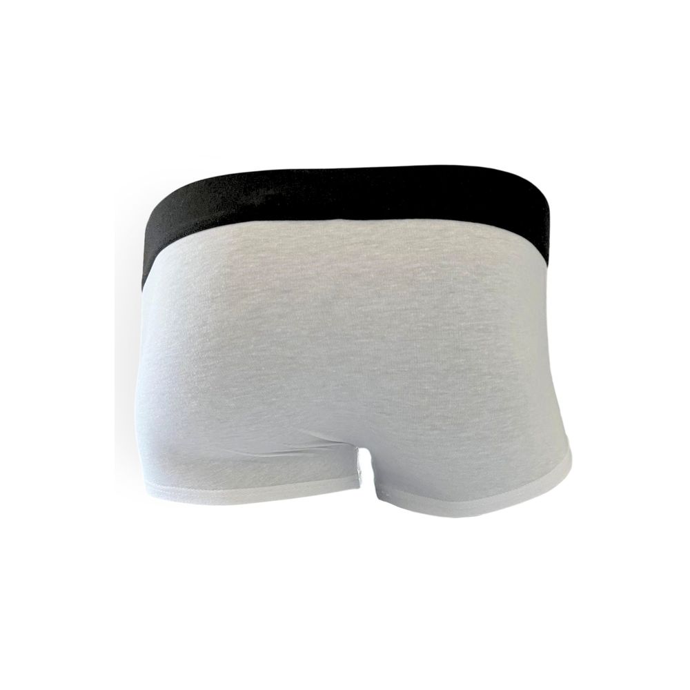 White Cotton Men's Boxer