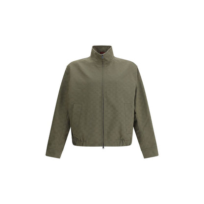 Green Cotton Bomber