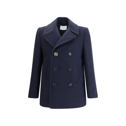 Blue Wool Coat