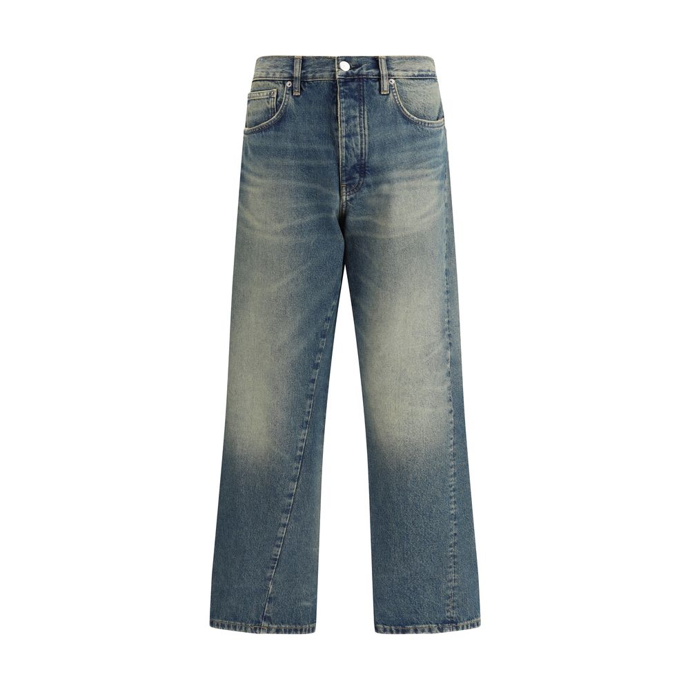 Blue Cotton Jeans Denim