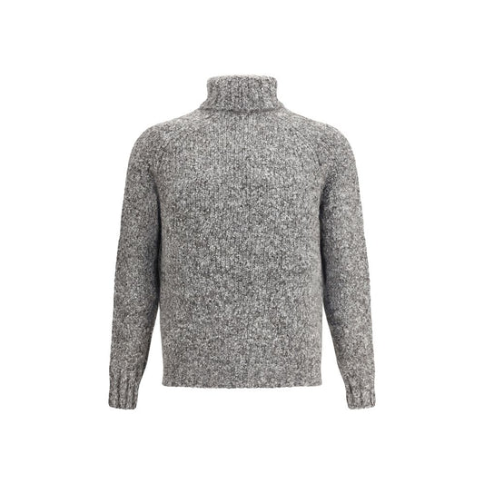 Gray Alpaca Vicugna Pacos Turtleneck