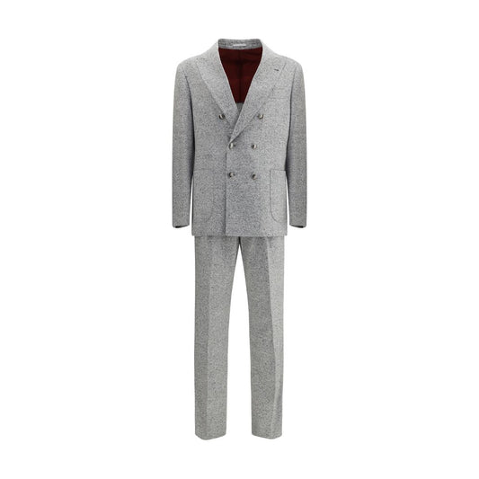 Gray Wool Two-Piece Suit