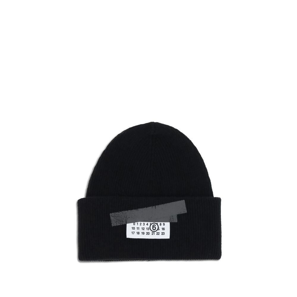 Black Wool Beanie