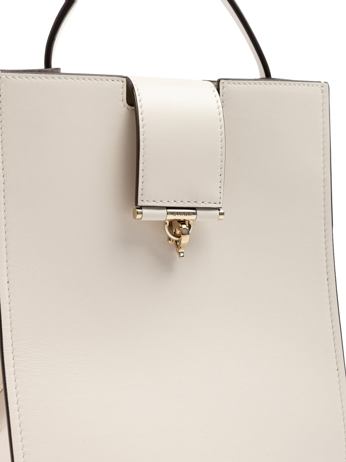 White Leather Shoulder Bag