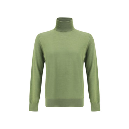 Green Wool Turtleneck