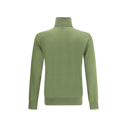Green Wool Turtleneck