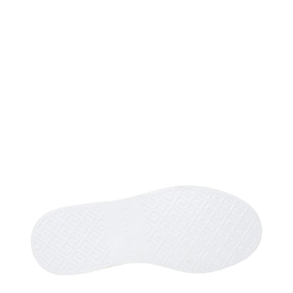 White Leather Low Tops