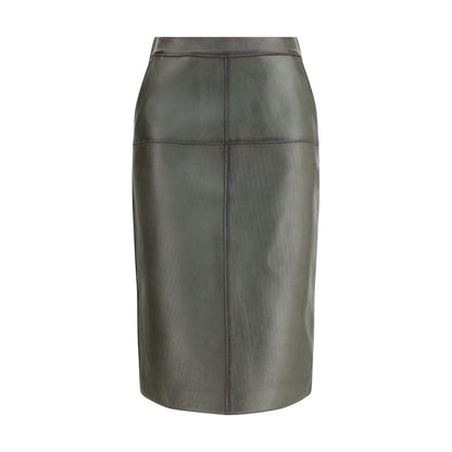 Leather pencil Skirt