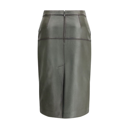 Leather pencil Skirt