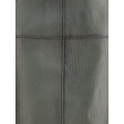 Leather pencil Skirt