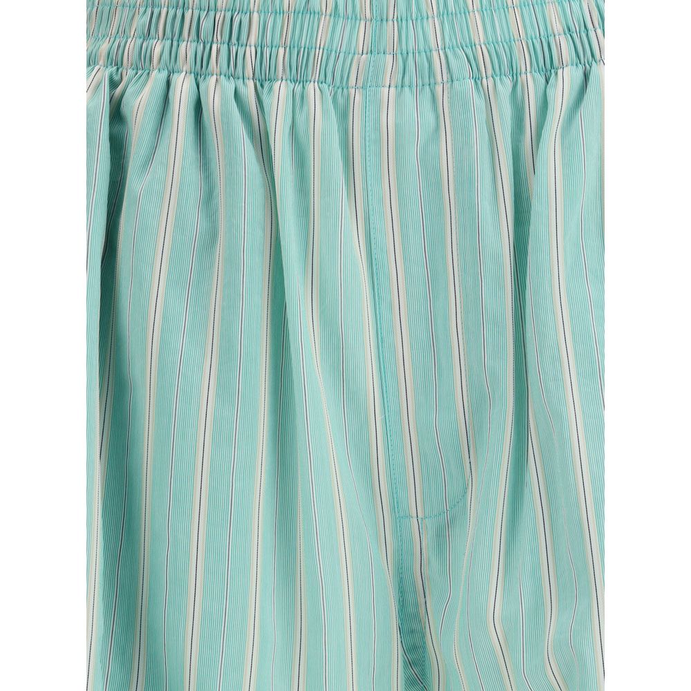Green Copper Bermuda Shorts