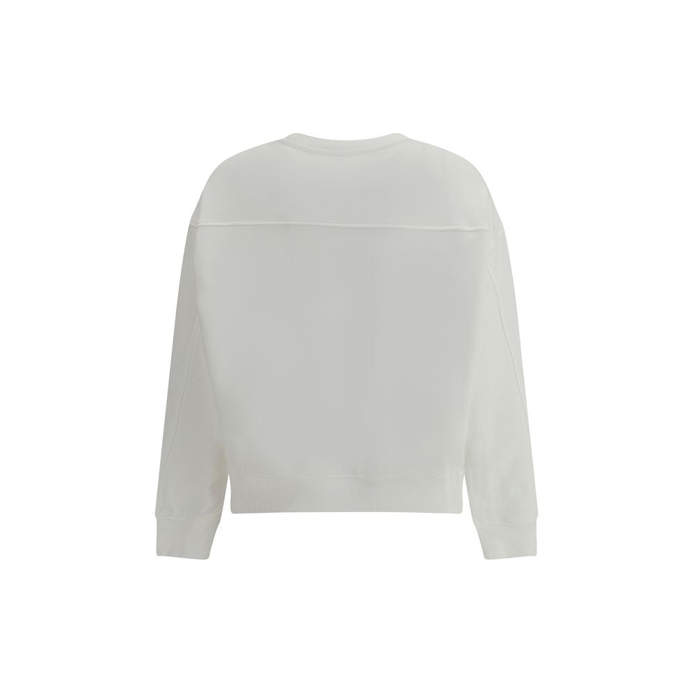 White Cotton Sweatshirt
