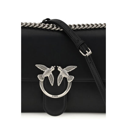 Black Calf Leather Bos Taurus Shoulder Bag