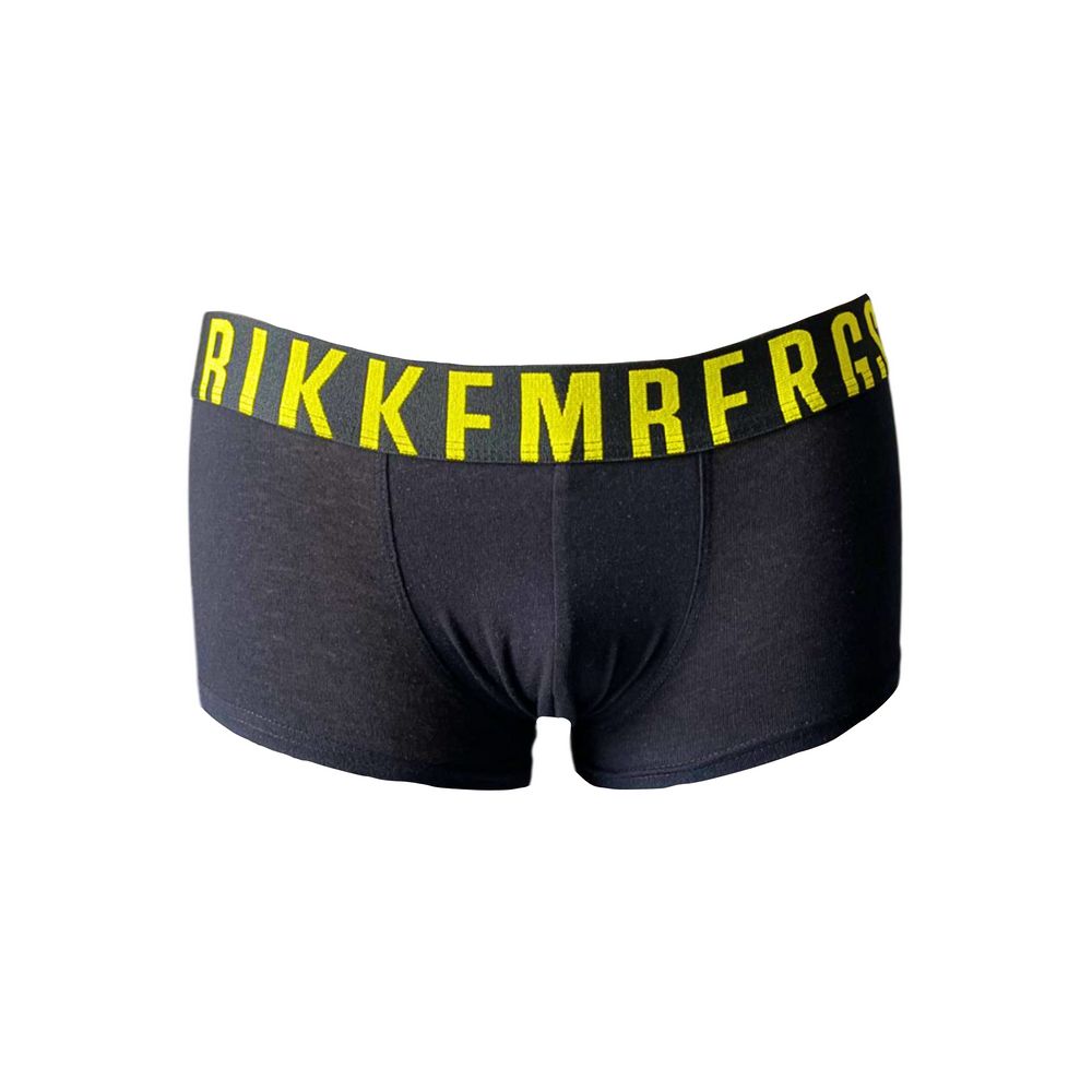 Black Cotton Men's Boxer