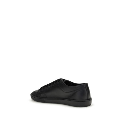 Black Calf Leather Bos Taurus Sneakers