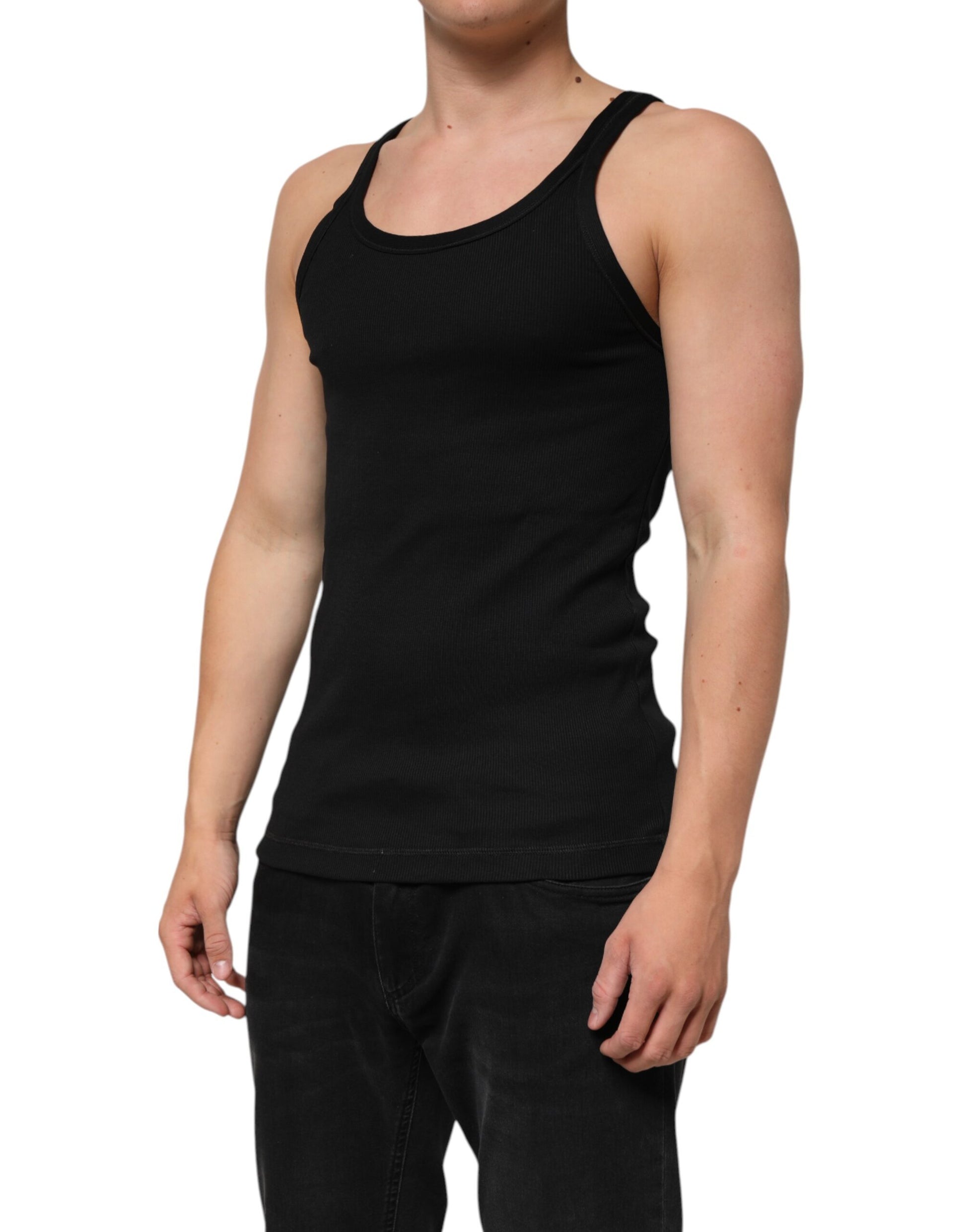 Black Tank Sleeveless Underwear Men T-shirt
