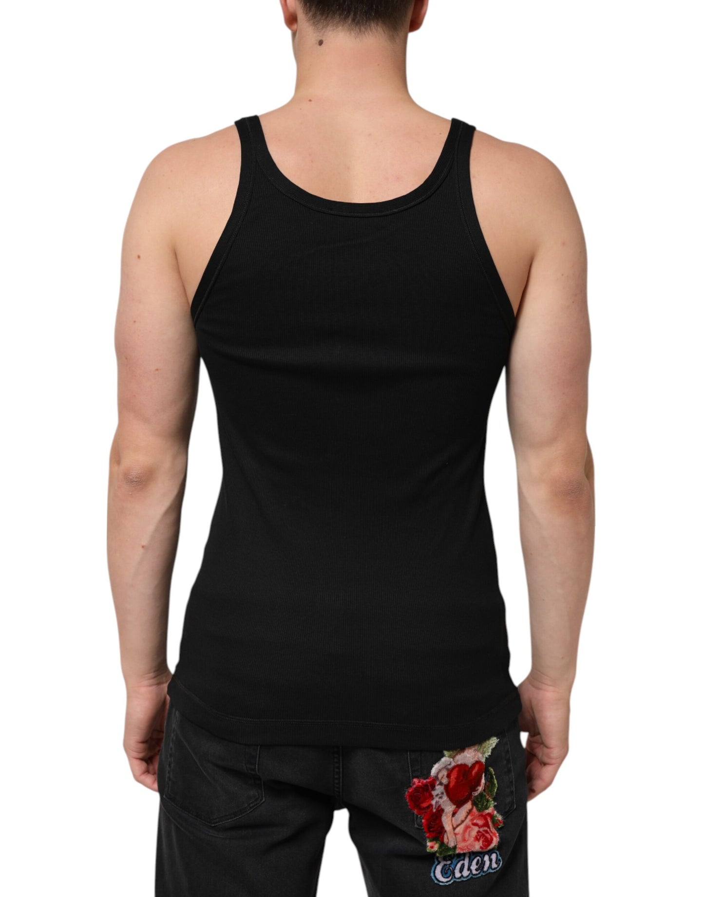 Black Tank Sleeveless Underwear Men T-shirt
