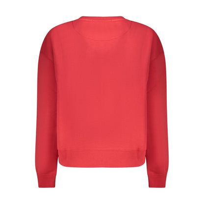 Red Organic Cotton Women Sweater