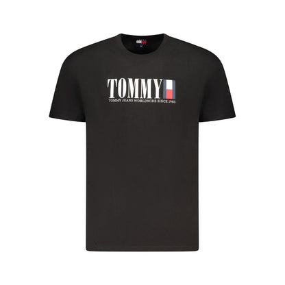 "Black Cotton Men's T-Shirt"