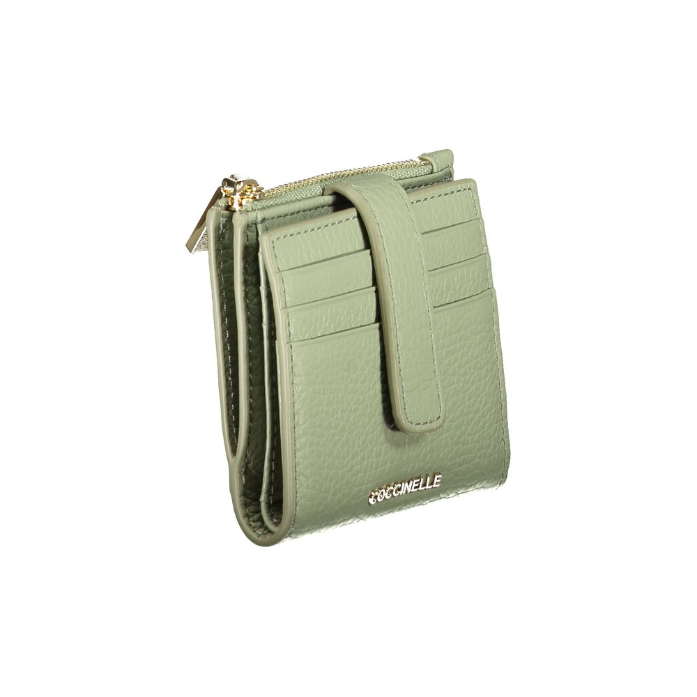 Green Leather Women Wallet