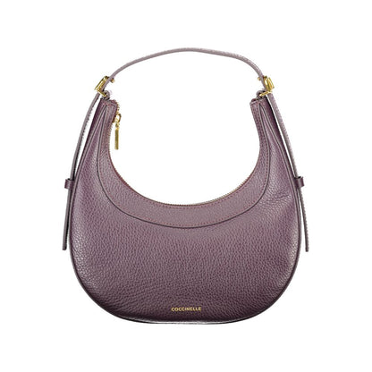 Purple Leather Women Handbag