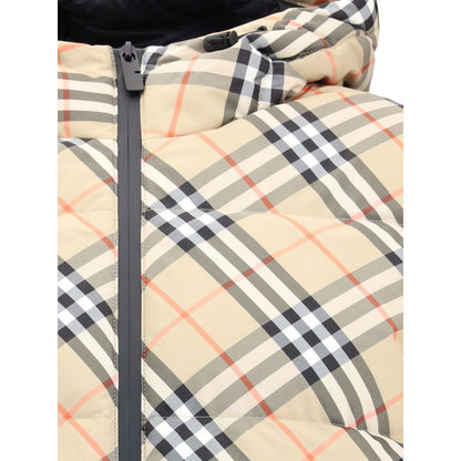 Beige Polyester Full-Length Jacket