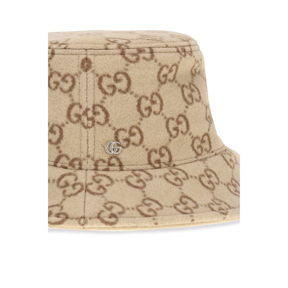 GG jacquard wool Bucket Hat