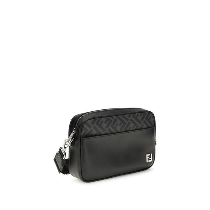Black Leather Shoulder Bag
