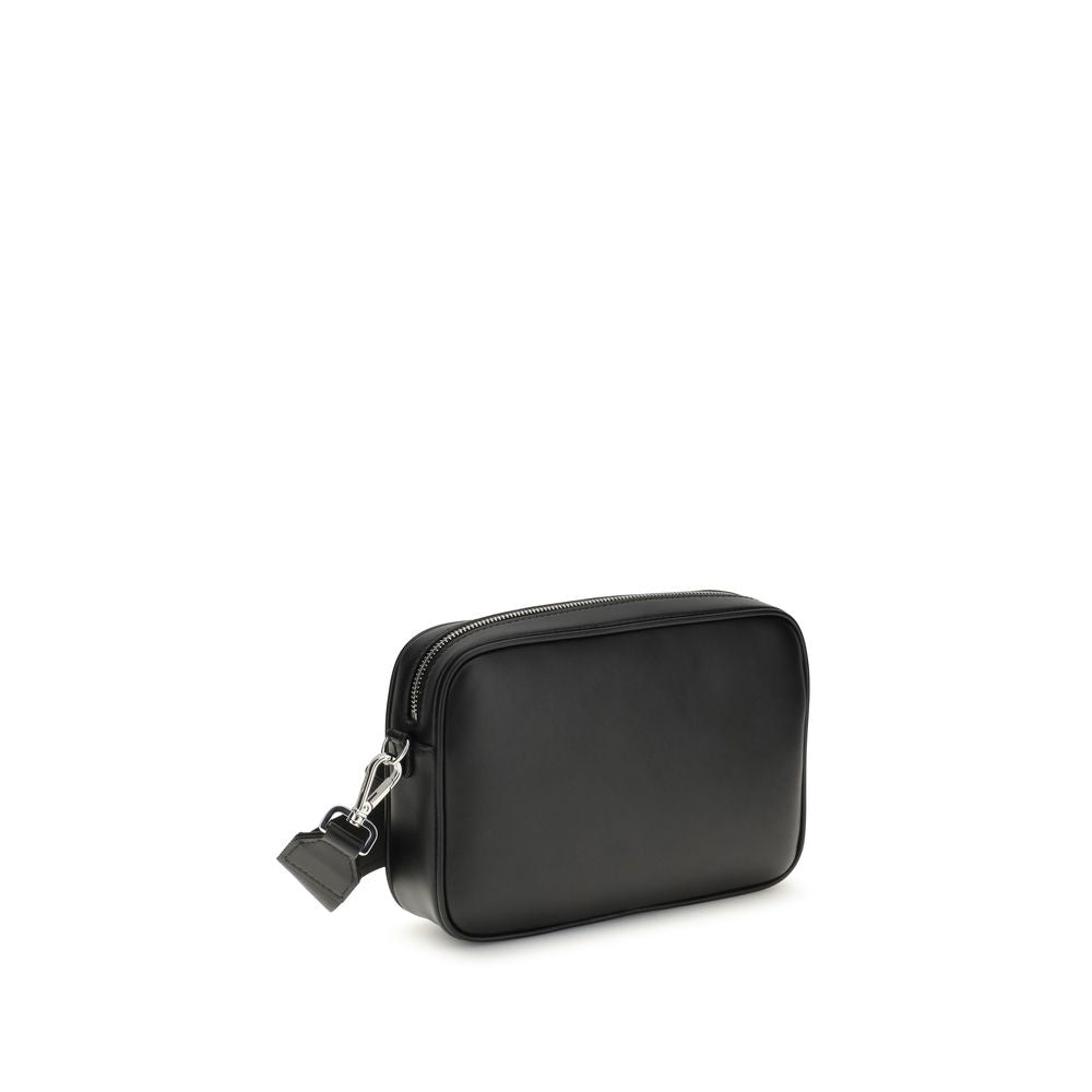 Black Leather Shoulder Bag