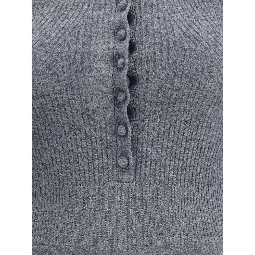 Long-sleeved wool Bodysuit