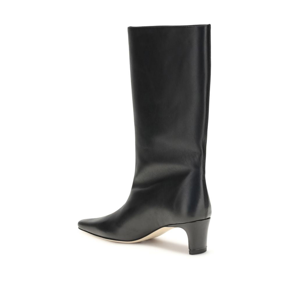 Black Lamb Ovis Aries Aries High Heel Boots