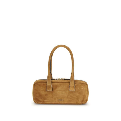 Beige Calf Leather Bos Taurus Shoulder Bag