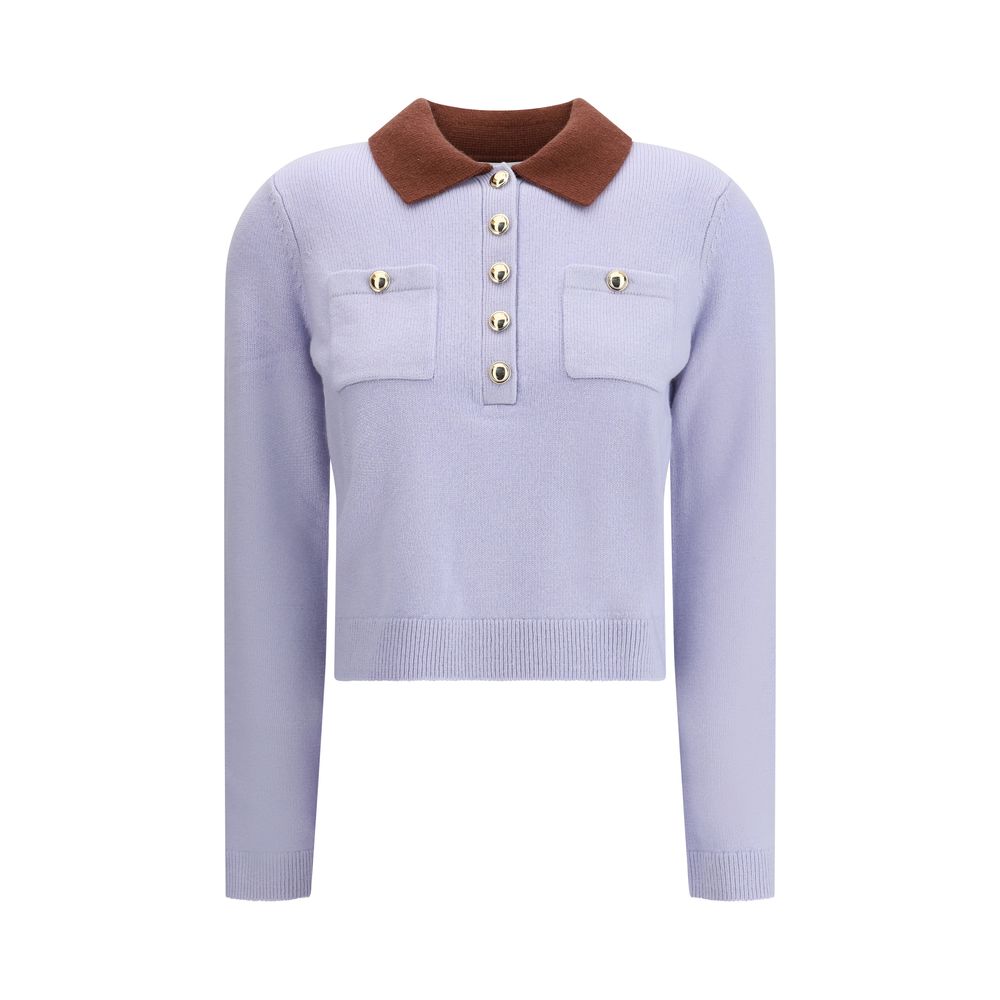 Light Blue Wool Sweatshirt