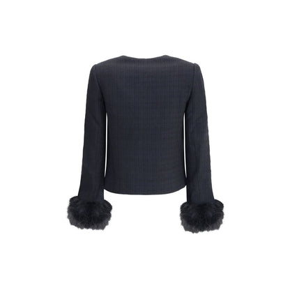 Fur cuffed Jacket