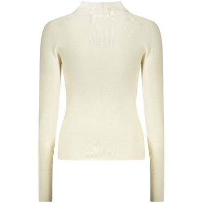 White Wool Women Sweater