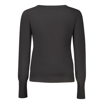 "Nero Viscosa Donna Cardigan"