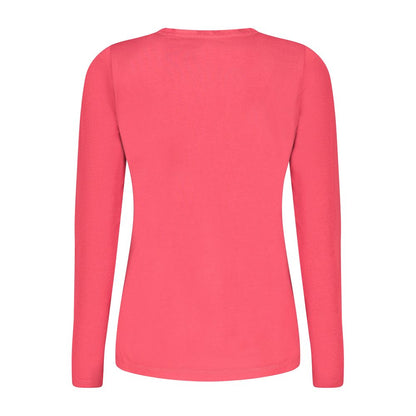 Red Cotton Women T-Shirt