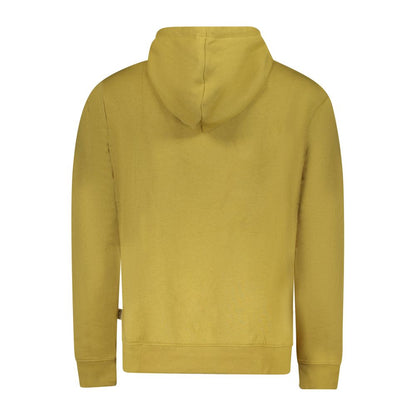 Yellow Cotton Men Sweater