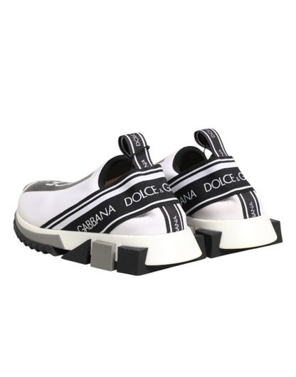 Black White Slip On Sorrento Sneakers Shoes