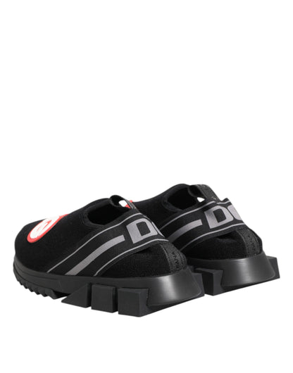 Black Grey Slip On Sorrento Sneakers Shoes