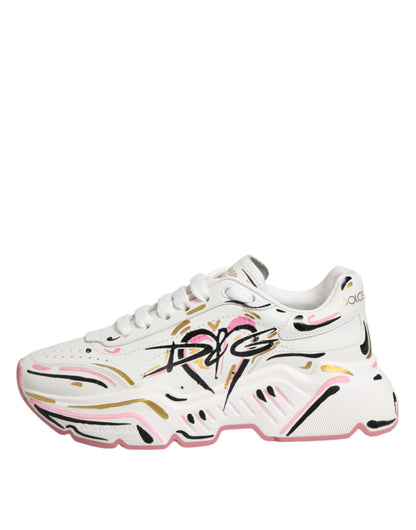 Multicolor Hand Painted DAYMASTER Sneaker Shoes