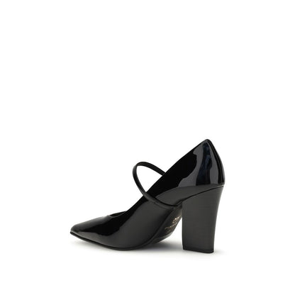 Black Calf Leather Bos Taurus Pumps