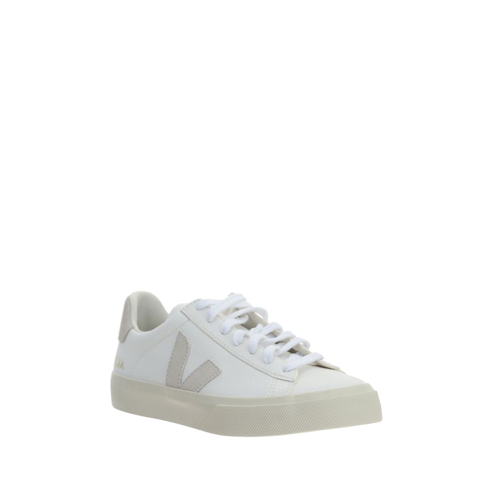 White Calf Leather Bos Taurus Low Top Sneakers